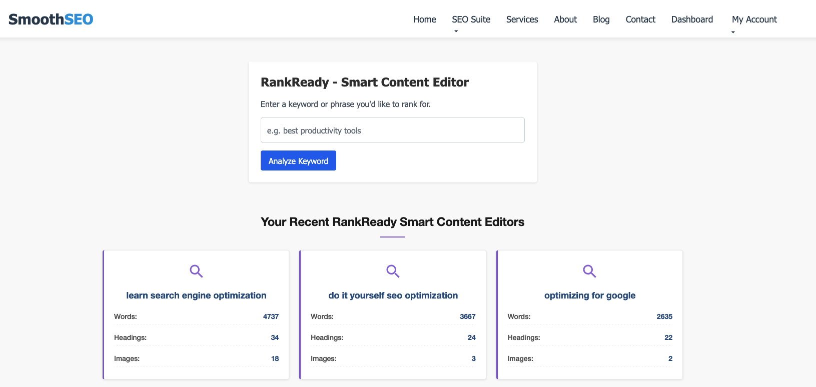 Enter Target Keyword