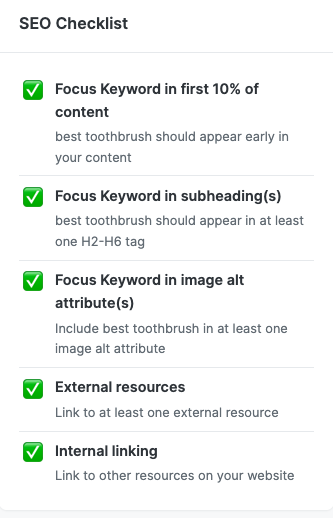RankReady On-Page SEO Checklist