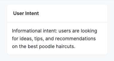 RankReady Search Intent Analysis