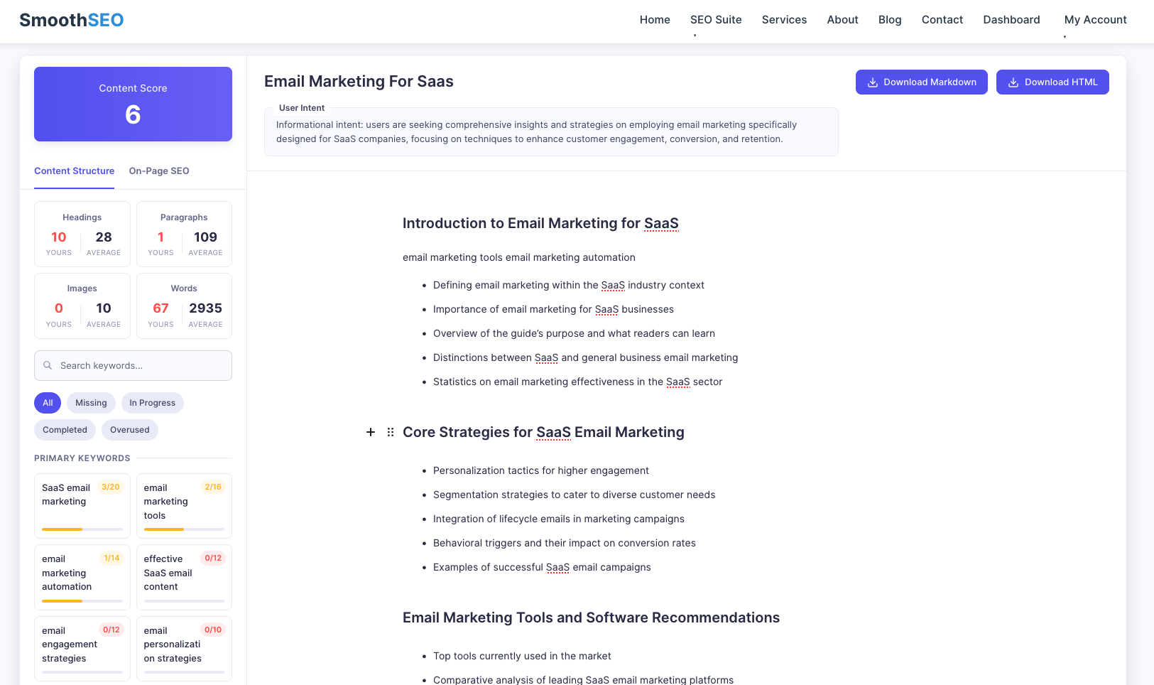 RankReady - The SEO Content Optimizer by SmoothSEO<br>