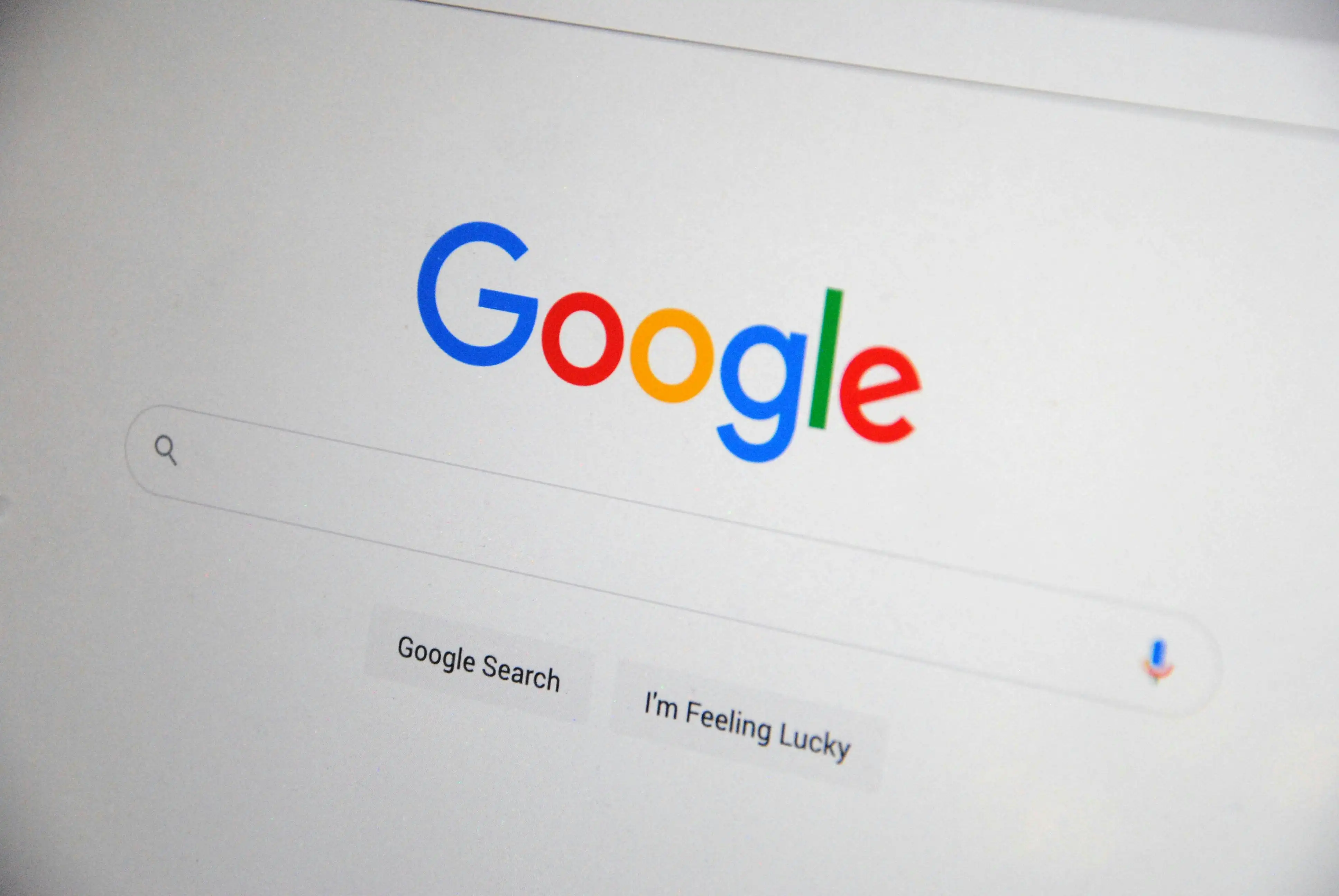 An Image of a Google search page